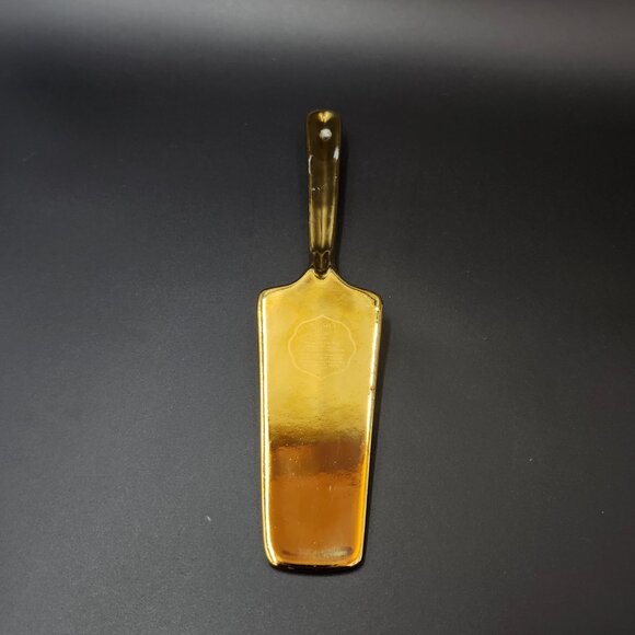 Ciroa Luxe White & Gold Porcelain Cake & Pie Server - Picture 4 of 6